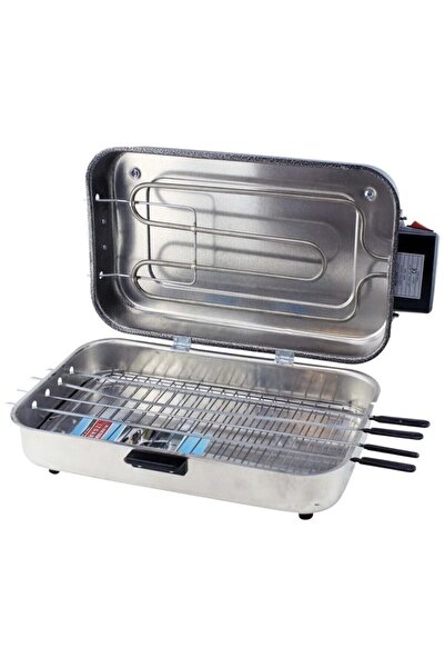 abnturk Ultra Lüks Standart Boy Boru Rezistanslı Elektrikli Izgara Barbekü Ma...