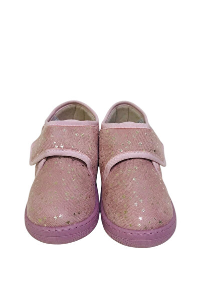 KU&PA SHOES PAS ALTIN YILDIZ BASKILI SICAK ASTARLI ÇOCUK PANDUF GÜL KURUSU - 2006 -30