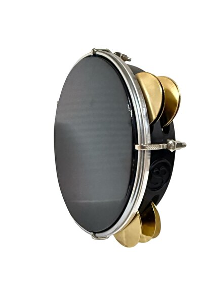 bademüzik Arap Fasıl Tefi Profesyonel Carbon Siyah Renk Kasnak Siyah Film Zil...