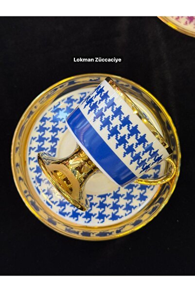 Kosova RENKLİ JULIET PORSELEN 6 KİŞİLİK KAHVE FİNCAN TAKIMI (RSY163)