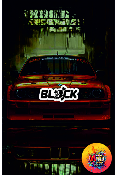 sticker ملصق زجاجي للسيارات والدراجات النارية باللون الأسود مع نص JDM باللون ...