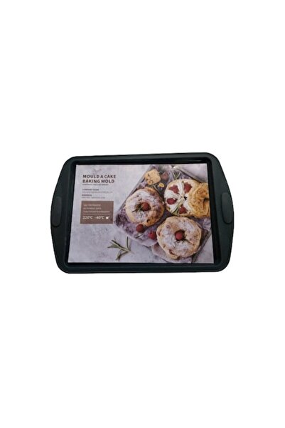 OEM Tava de copt pentru prajituri, silicon, gri inchis, rezistenta pana la 22...