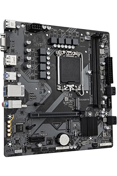 Gigabyte اللوحة الأم B760M E - تدعم معالجات Intel Core من الجيل الرابع عشر، DDR5 بتردد 7200 ميجاهرتز