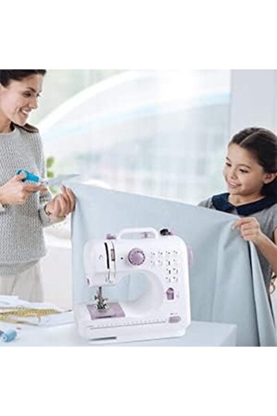 Generic Mini Sewing Machine for Beginner, Portable Sewing Machine,12 Built-in Stitches Small Sewing Machine