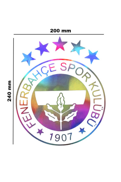 meristeed FB Model Tasarımlı Renk Değiştiren Hologram Sticker – Araba, Kask v...