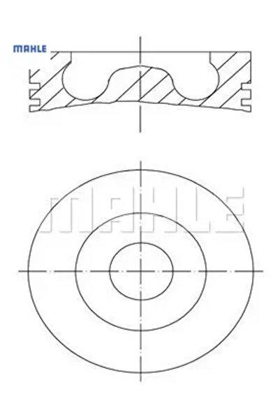 Piston Segman 86.00mm+0,50 Boxer-v347 2.2hdi/tdci
