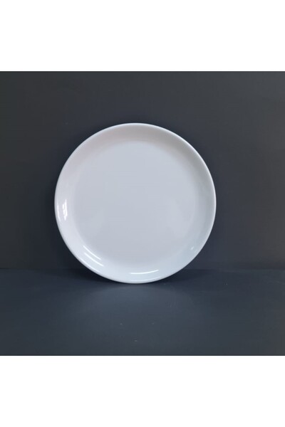 GuvenliPazar 6 Adet Kırılmaz Melamin Düz Tatlı & Yemek Servis Tabağı 28 cm - ...