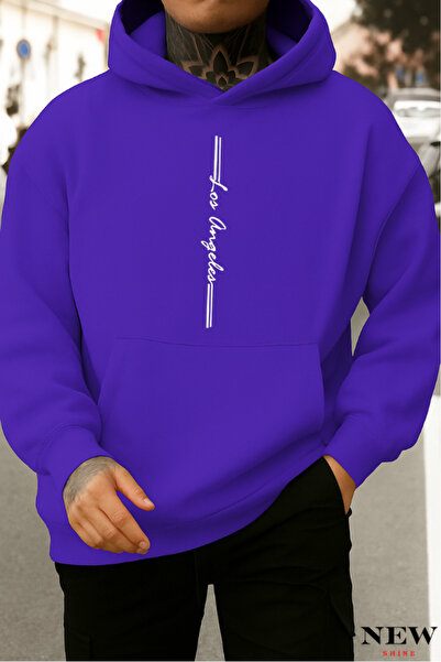 New Shine سويت شيرت بطبعة لوس أنجلوس