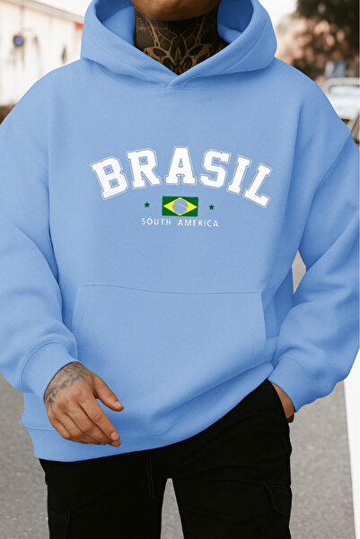 New Shine Hanorac imprimat Brasıl