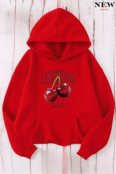 New Shine Cherries Printed Sweatshirt