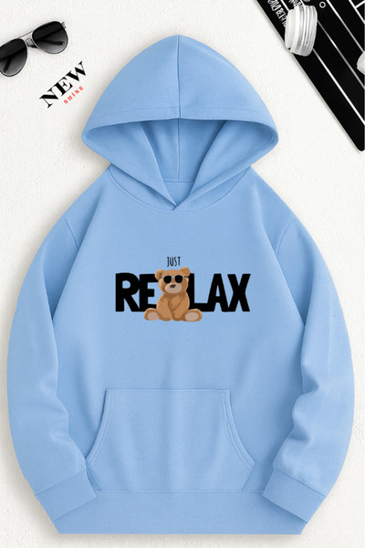 New Shine Hanorac imprimat Relax