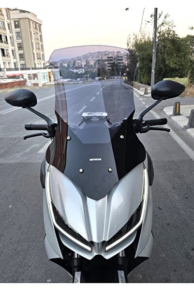 MOTOCAM RKS RZ 250 S Siperlik Ön Cam 2022-2025 Model 68cm Füme Renkli 4mm UZU...