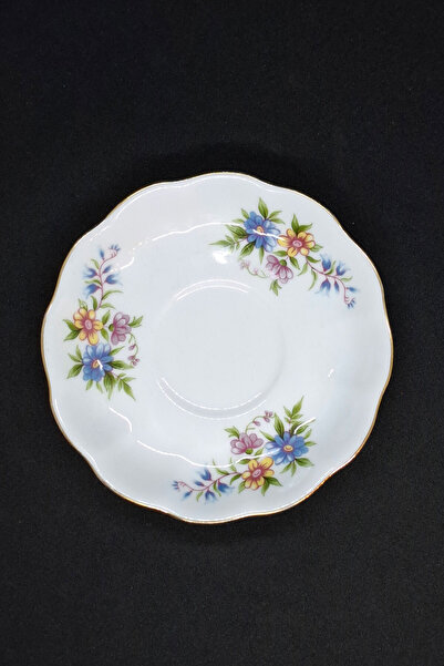 ABBETC Royal Ascot Blue Velvet Vintage Double Coffee Cup 2 Pieces 120 ml