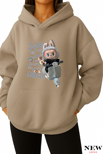 New Shine Φούτερ με στάμπα Labubu