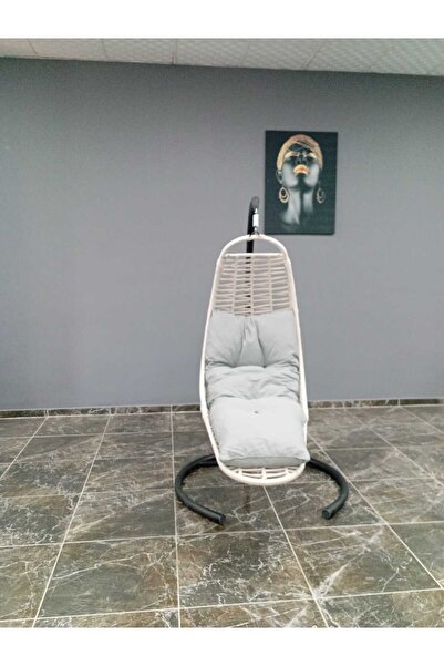 istanbul mob Bahçe & Balkon Salıncağı Ayak Uzatmalı Krem