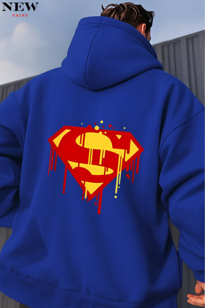 New Shine Superman Printed Sweatshirt