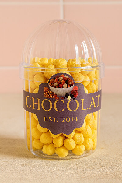 belchocolate Hediyelik Kristal Plastik Pinterest Baharatlık İçinde Mısırlı Lebcips - 125 Gr.