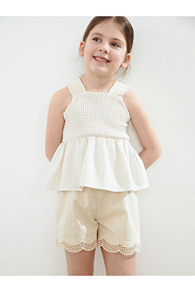 LC Waikiki Vizyon New Season Basic Strappy Girls' Blouse