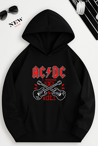 New Shine Acdc Printed Sweatshirt