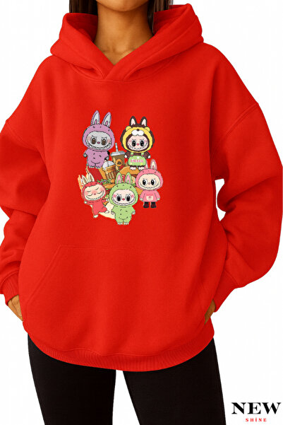 New Shine Φούτερ με στάμπα Labubu