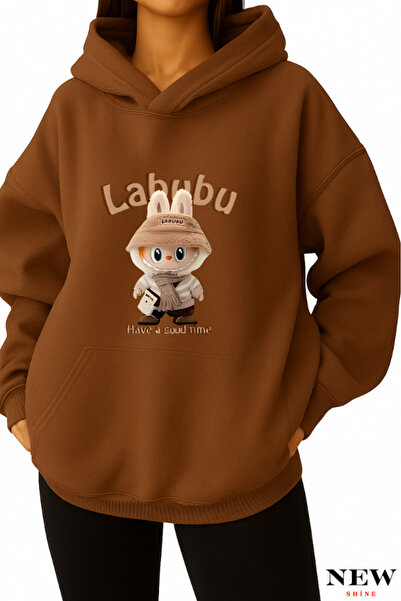 New Shine سويت شيرت مطبوع من لابوبو