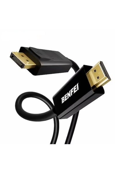 BENFEI DisplayPort to HDMI Cable ULTRA HD 4K @30Hz, 1.8 meters, gold-plated connectors