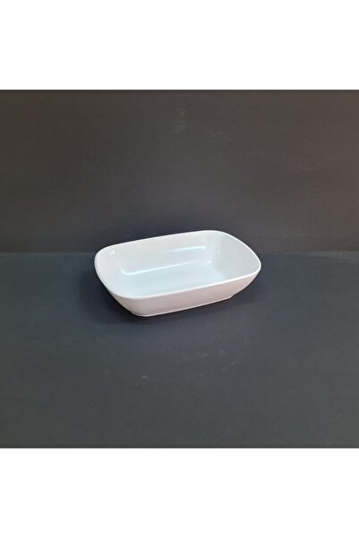 GuvenliPazar 6 Adet Standart Melamin Kare Çerez & Meze Tabağı 14x10 cm - Deri...