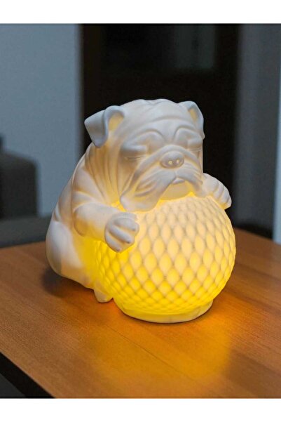 Dropcek eticaret Çocuk Odası Sevimli Köpek Figürlü Dekoratif LED Işıklı Gece ...