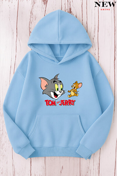 New Shine سويت شيرت بطبعة توم وجيري