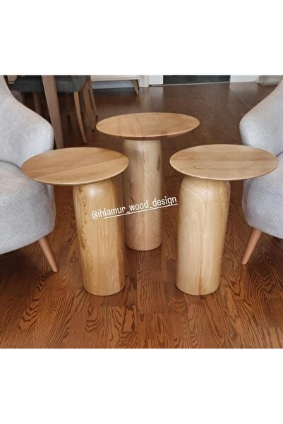 IHLAMUR WOOD DESİGN Yan Sehpa