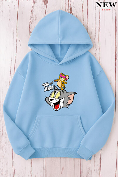 New Shine Φούτερ με στάμπα Τομ και Τζέρι