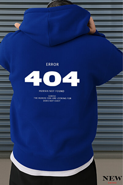 New Shine Error 404 Not Found Printed Sweatshirt