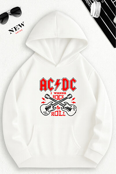 New Shine Hanorac imprimat ACDC