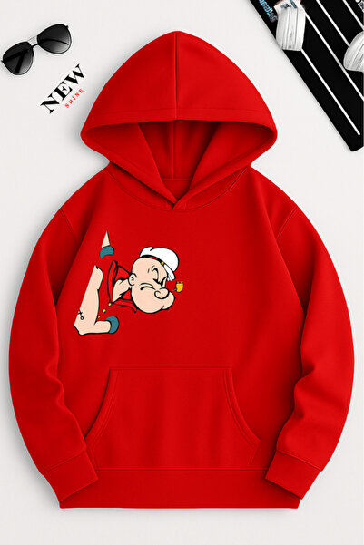 New Shine سويت شيرت مطبوع عليه شخصيات كرتونية