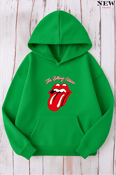 New Shine Φούτερ με στάμπα με χείλη