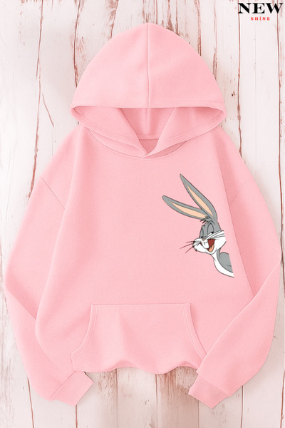 New Shine سويت شيرت بطبعة باغز باني