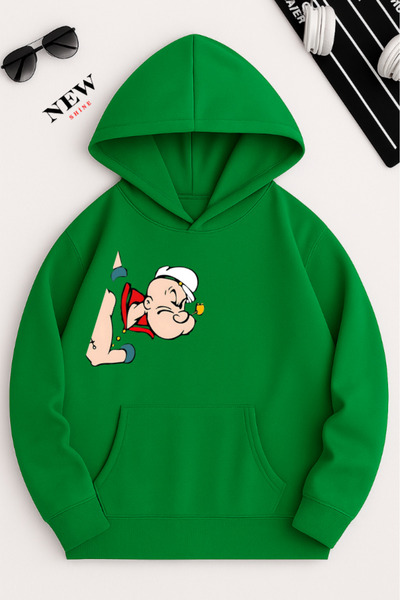 New Shine Crtani lik štampana dukserica