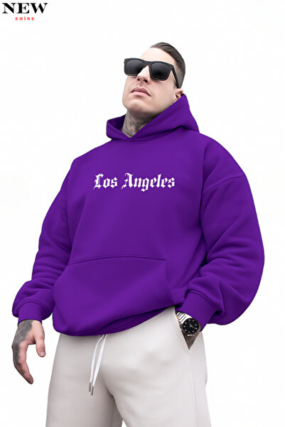 New Shine سويت شيرت بطبعة لوس أنجلوس