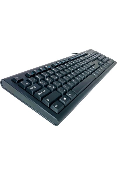 Zen Store لوحة مفاتيح USB سلكية من ZENSTORE باللون الأسود