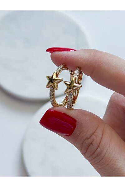 CHARMLUCKY ÖZEL SERİ YILDIZLI HALKA KÜPE