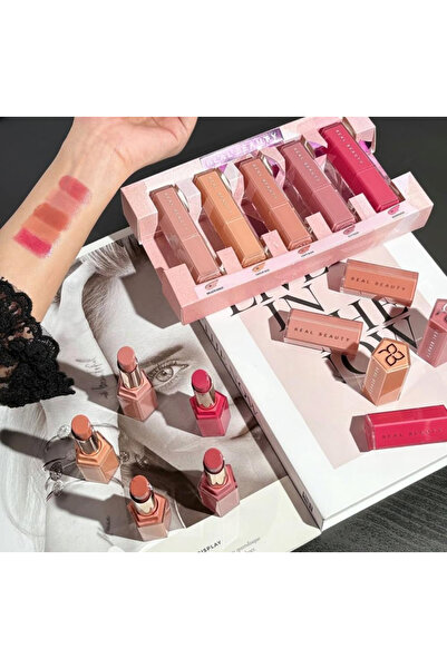 Royal B مجموعة أحمر الشفاه الكريمي (5 قطع)