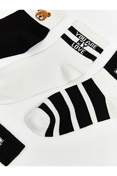 LC Waikiki Блестящи избори от Shining Store | Печатни дамски чорапи, 5-пакет