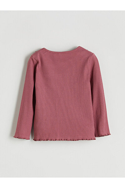 LC Waikiki Peak Yeni Sezon Fırfırlı Bisiklet Yakalı Kız Çocuk Bluz