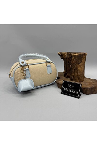 RMY MODA Wicker Look Leather Combination Hand and Shoulder Bag