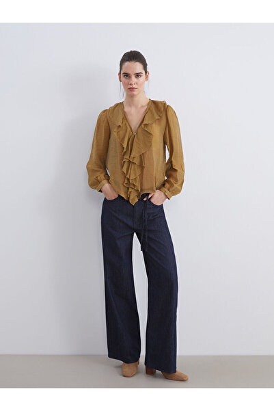 LC Waikiki Sparkling Choices from Shining Store Women's Wide Leg Jean Pants w...