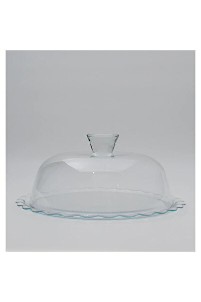 Paşabahçe Patisseria 24X18 cm Şeffaf Desensiz Pasta Kapağı