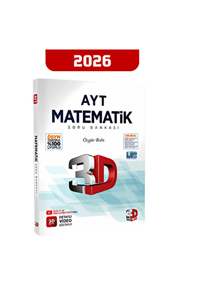3D Yayınları 2026 3D AYT Matematik Soru Bankası