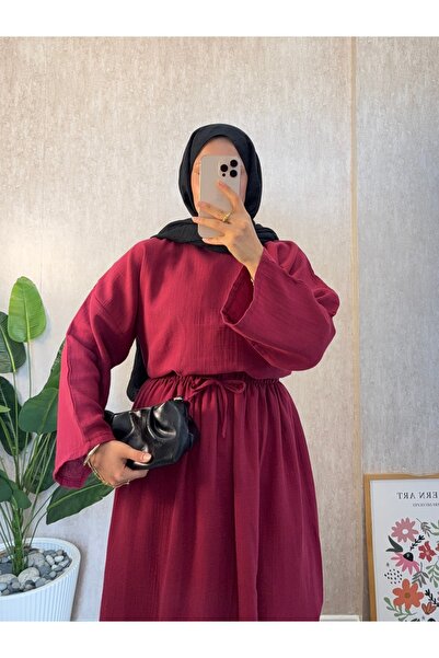 Moda Lippa Μπλούζα Casual από μουσελίνα Cherry Rot