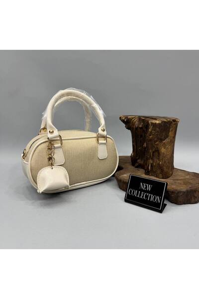 RMY MODA Wicker Look Leather Combination Hand and Shoulder Bag