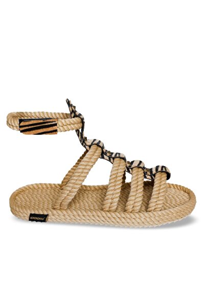 Nomadic Republic Srg.Zeb Serengeti Beige Zebra Women's Sandals